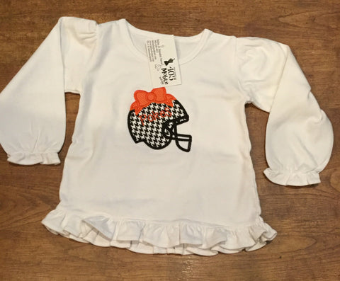 Girls Bow Helmet Tees