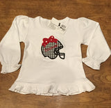 Girls Bow Helmet Tees