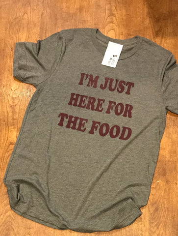 I’m just here for the food